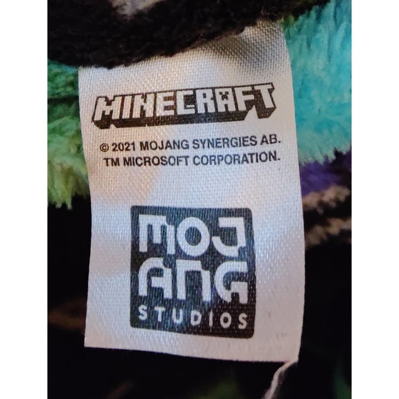 Kids Minecraft Robe with Hood and Belt Sz 8 Fleece WARM! - Picture 4 of 4